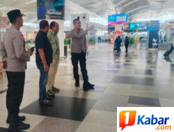 Kapolresta Deli Serdang Terus Pantau Situasi  Bandara Internasional Kualanamu Pasca Pembatalan Penerbangan, Situasi Tetap Aman dan Kondusif