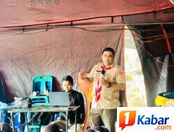 100an Anggota Pramuka Antusias Dalam Sosialisasi Pengawasan Partisipatif Pemilih Pemula