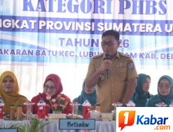 Desa Bakaran Batu Wakili Deli Serdang dalam Evaluasi 10 Program Pokok PKK Kategori PHBS Tingkat Provinsi Sumatera Utara