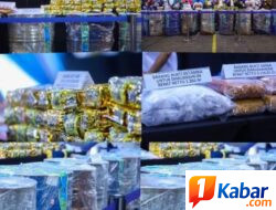 Dari Sabu Cair Hingga Modus Vape Getar, BNN bersama Tim Gabungan Musnahkan 34,74 Kg dan 2.156 Liter Narkoba dari Hasil Pengungkapan 12 Kasus, 25 Tersangka Berhasil Diamankan