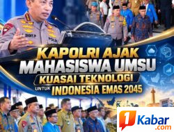 Kapolri Ajak Mahasiswa UMSU Kuasai Teknologi untuk Indonesia Emas 2045