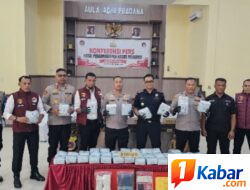 Polres Langsa Ungkap 46,6 Kg Sabu Jaringan Malaysia, Nilainya Capai Rp13,2 Miliar