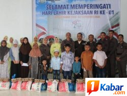 Harlah Kejaksaan ke-81, Kejari Pidie Perkuat Pengabdian Lewat Santunan, Maulid dan Syukuran