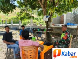 Babinsa Koramil 11/Bandar Baru Imbau Warga Jaga Kebersihan Lingkungan Melalui Komsos