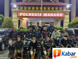 Empat Terduga Pelaku Curanmor Dibekuk URC Polresta Manado, Lima Motor Diamankan