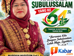 Kepala UPTD SDN Penuntungan Mardiah Nasution Ucapkan Selamat Hari Jadi Subulussalam ke-64