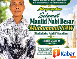 Kepala SD Negeri Suka Maju Kasmiadi S.Pd Ucapkan Selamat Maulid Nabi Muhammad SAW 1447 H/2026 M