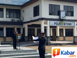 Hari Kesaktian Pancasila, Kapolres Bitung Hadiri Upacara di Pemkot, Waka Polres Bertindak sebagai Inspektur Upacara di Mako