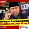 Viral Video Dugaan Pesta Narkoba di Rutan Depok, Agus Flores: Bongkar Sampai ke Akar, Jangan Ada yang Dilindungi!