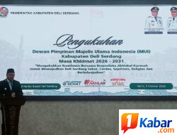 Pengukuhan MUI Deli Serdang Masa Khidmat 2026-2031, Asri Ludin Tambunan : MUI Deli Serdang Mitra Strategis Pemerintah Daerah Bangun Akhlakul Karimah