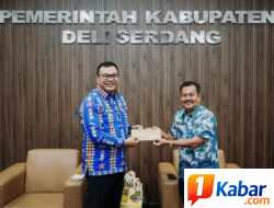 Percepat Informasi Kebencanaan, Pemkab Deli Serdang Terima WRS dari BMKG