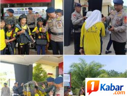 Brimob Aceh Kenalkan Dunia Kepolisian kepada Siswa SDN 3 Subulussalam