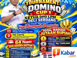Peringati Hari Sumpah Pemuda,64 Tim Meriahkan Turnamen Domino Cup I Piala Ketua DPD LPM Deli Serdang Siapkan Hadiah Jutaan Rupiah