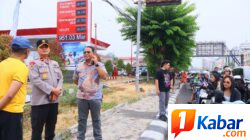 Wakapolda Sulut Pantau Pengamanan Antrean BBM di Sejumlah SPBU di Kota Manado