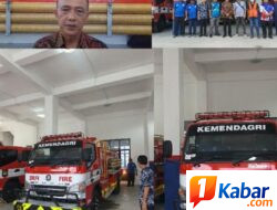 Dinas Damkarmat Deli Serdang Terima Mobil Damkar Berkapasitas 3000 Liter dari Kemendagri