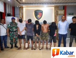 Kodaeral I Belawan Gerebek Gudang Pengoplosan Gas Subsidi di Desa Sampali-Deli Serdang, 5 Orang Terduga Pelaku Diamankan, 247 Tabung Gas Melon Disita