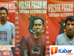 Polsek Pagar Merbau Berhasil Amankan 3 Pelaku Penyalahgunaan Sabu di Desa Sukamandi Hilir