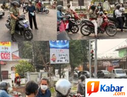Ombudsman Sumut bersama Dinkes Sumut Bagikan Ratusan Masker Gratis kepada Pengendara dan Jalan Kaki di Jalan Asrama-Medan Helvetia