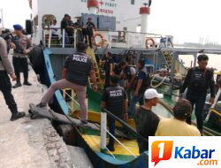 Kapal Tanker MV Global 168 Diduga Bawa 2 Ton Sabu Berhasil Diamankan di Perairan Selat Malaka Pelabuhan Belawan