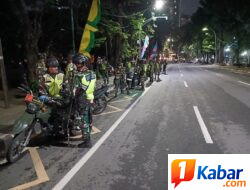 Koramil 0201-02/MT bersama Tim Patroli Motoris Kodim 0201/Medan Laksanakan Patroli Ciptakan Suasana yang Aman dan Kondusif Bagi Masyarakat di Kota Medan