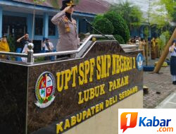 Wakapolresta Deli Serdang Jadi Irup Upacara di SMPN 1 Lubuk Pakam, Sampaikan Pesan Anti Bullying dan Tertib Berlalu Lintas