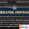 Beranda Imigrasi, Nama Tunggal Baru untuk 254 Unit Pelayanan Keimigrasian Selain Kantor Imigrasi