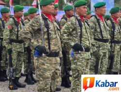 HUT ke-81 TNI, Kapten Inf Agam Akmal Tampil sebagai Komandan Kompi 1