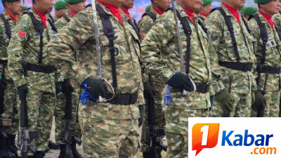 HUT ke-81 TNI, Kapten Inf Agam Akmal Tampil sebagai Komandan Kompi 1