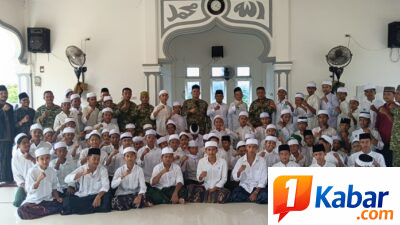 Peringati Hari Santri Nasional, Danramil Jangka Buya Kapten Inf Agam Akmal Pererat Silaturahmi dengan Santri