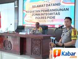 Polres Pidie Perkuat Zona Integritas, Kapolres Tegaskan Pelayanan Publik Bebas Pungli dan Korupsi